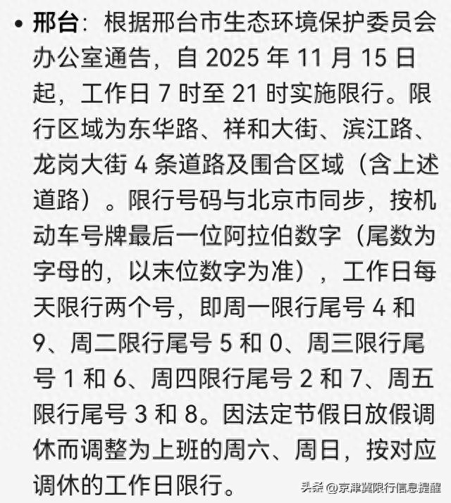 限行_河北省天氣趨勢總結_河北省限行政策