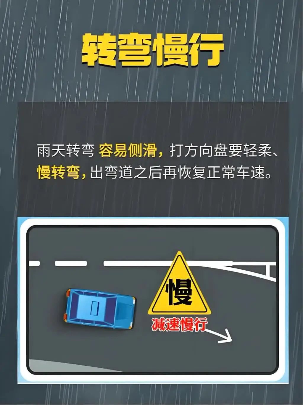 雨季行車安全指南_雨天駕駛注意事項_出行提示