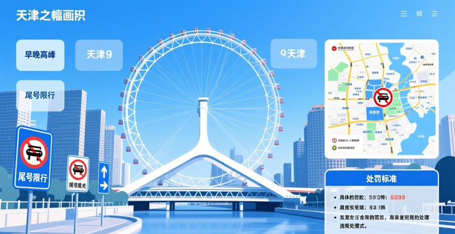 天津早晚高峰限行時間_限行_天津外地車限行規(guī)定