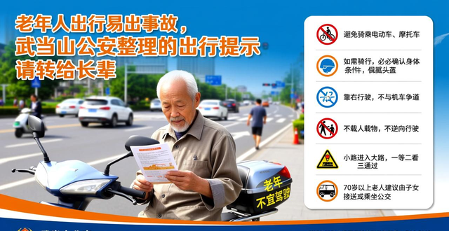 出行提示_老年人交通安全注意事項(xiàng)_老年人出行安全防范措施