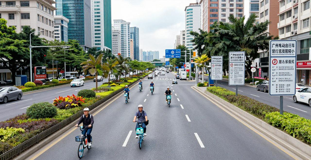 廣州市電動自行車限行范圍 時間 新規(guī)_禁行