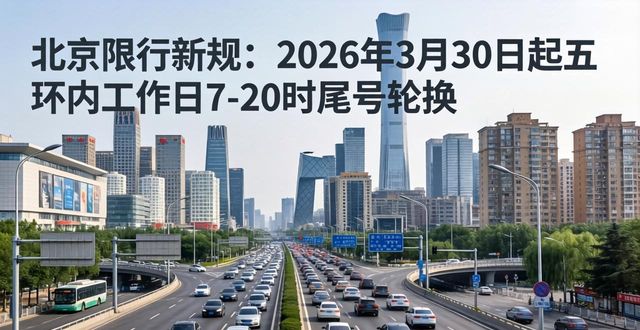 2026年北京市車牌尾號限行規(guī)則_北京市工作日高峰時(shí)段區(qū)域限行交通管理措施_限行