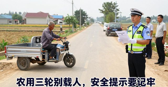 出行提示_農村交通安全出行_農用三輪車載客違法