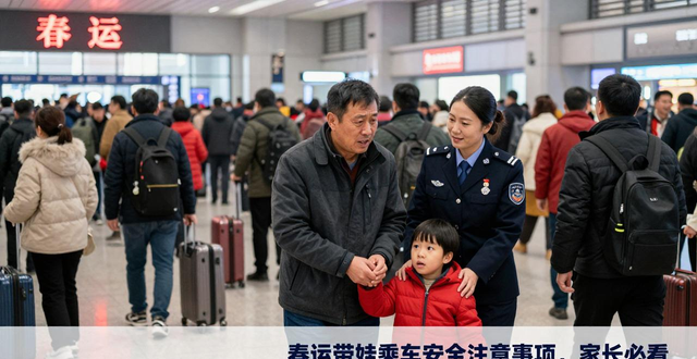 帶娃乘車安全注意事項_春運帶孩子出行安全_出行提示