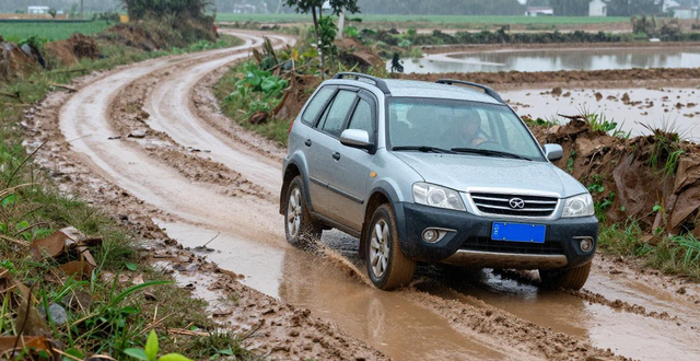 涉水路段安全駕駛方法_高速公路行車技巧_路況